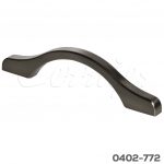 Jaladera Zamak cc 96 mm L=115 mm 4602 Z22 Niquel cepillado Tornillo M4x25mm