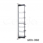 Columna extraíble "Condesa" alambre cromado H=1910 a 2210mm con cierre suave W=300mm