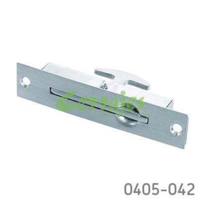 Jaladera de embutir gancho extraible Acero Inoxidable cc 86 mm L=115 mm 4540 I14 cepillado M4,5x25mm