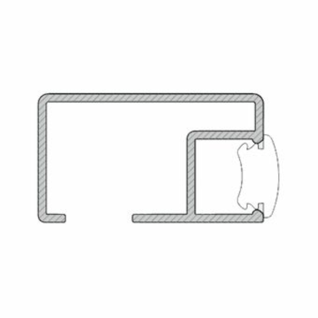 9499F996952EA243B14E3B124A5968FC.jpg Perfil de alojamiento guía en aluminio "Flex&Lux" para tira LED (Máx.30W/m) para 0903-009 L=2,6m - Image 1