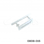 Jaladera redonda para puerta corrediza tipo caballeriza L=300mm inox