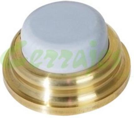 Tope boton para pueta diametro 28 mm dorado