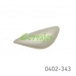 Botón Zamak L=52 mm 4080 Z23 Niquel mate Tornillo M4x25mm