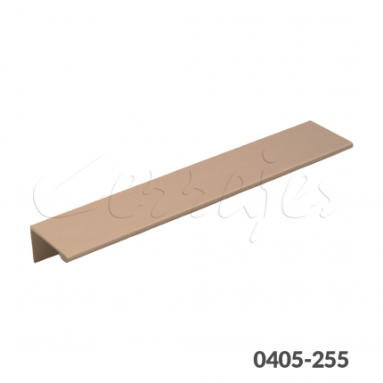 Jaladera Aluminio cc 160 mm L=210 mm 4734 A27 Oro Cepillado