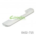 Jaladera Aluminio cc 160 mm L=210 mm 4465 A22 Niquel cepillado Tornillo M4x25mm