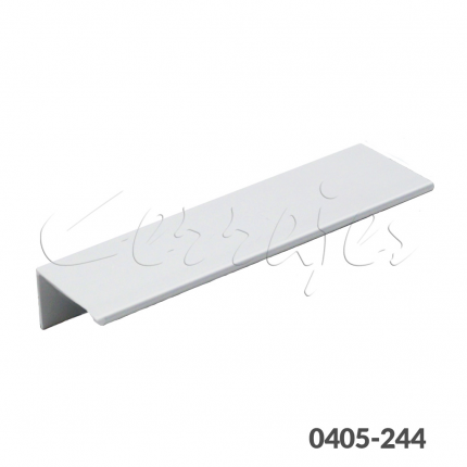 Jaladera Aluminio cc 64 mm L=114 mm 4731 A22 Anodizado Natural Mate