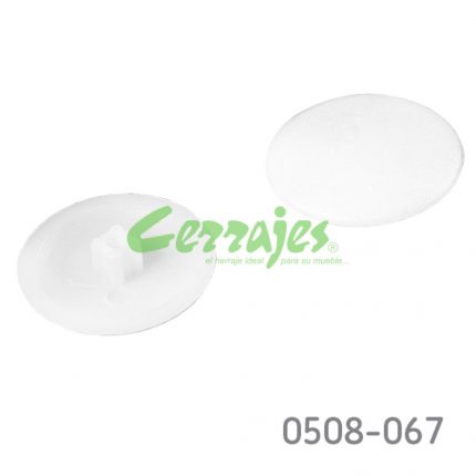 Cubierta plástica blanca para  tornillo ngr #12 y 14