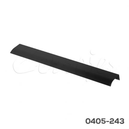 Jaladera Aluminio cc 320 mm L=350 mm 4571 A97 Anodizado cepillado negro mate