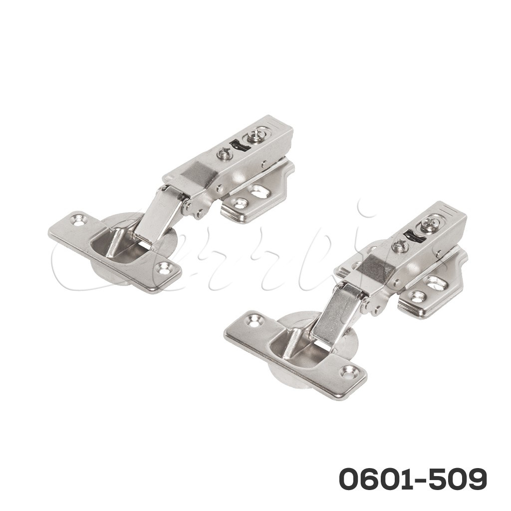 9C3B8C2A54967B2BD9876CDE0FAABF92.jpg Bisagra para puerta gruesa Cerrajes Ø=40mm cuello 00 52x7,5mm 95° niquelada cierre suave H=0mm - Image 1