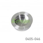 Jaladera de embutir redonda Acero Inoxidable Ø=40 mm 4543 I14 cepillado Tornillo Gripper