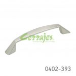 Jaladera Aluminio cc 128 mm L=147 mm 4378 A22 Niquel cepillado Tornillo M4x25mm