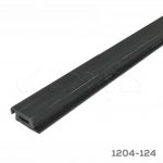Empaque para cristal  Cerrajes "Sistema 20-20" L=3 m Plástico Negro