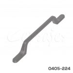 Jaladera Aluminio cc 128 mm L=194 mm 4722 A96 Grafito Tornillo M4x25mm