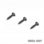 Tornillo para fijación de herraje cabeza plana "Gripper" #6 x5/8" (15,875 mm) PH2 Negro con punta