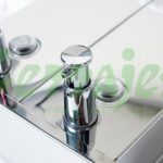 Dispensador doble para regaderas