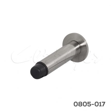 Tope de pared para puerta L=77 mm satinado