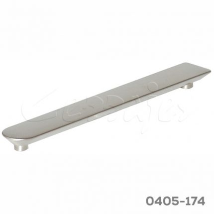 Jaladera Zamak cc 160 mm L=185 mm 4665 Z22 Niquel cepillado Tornillo M4x25mm