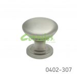 Botón Zamak Ø=24 mm 4004 Z22 Niquel cepillado Tornillo M4x25mm