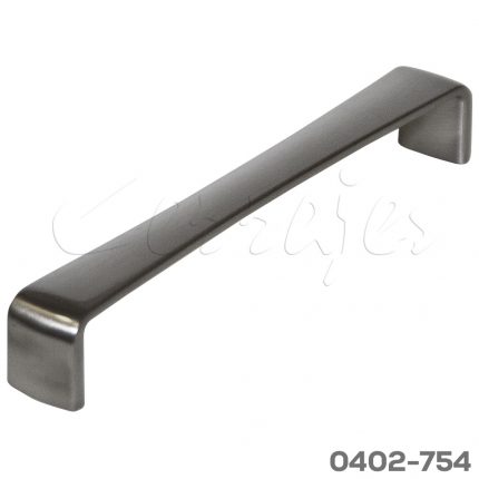 Jaladera Zamak cc 160 mm L=166 mm 4557 Z22 Niquel cepillado Tornillo M4x25mm