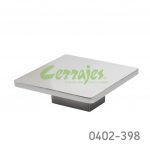 Jaladera Zamak cc 32 mm L=80 mm 4384 Z22 Niquel cepillado Tornillo M4x25mm