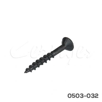 Tornillo cabeza plana "Combi" #8 x1-1/4" (31,75 mm) PH2/SQD2 Negro con punta
