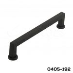 Jaladera Zamak cc 128 mm L=143 mm 4686 Z91 Negro mate Tornillo M4x25mm