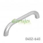 Jaladera Zamak cc 96 mm L=105 mm 4433 Z22 Niquel cepillado Tornillo M4x25mm