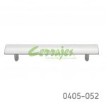 Jaladera Zamak cc 128 mm L=170 mm 6046 Z23 Niquel cepillado Tornillo M4x25mm