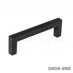 Jaladera Zamak cc 96 mm L=105 mm 2106 Z91 Negro mate Tornillo #8 - 32x1"