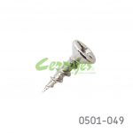 Tornillo para fijación de herraje cabeza plana "Gripper" #6 x1/2" (12,7 mm) PH2 Niquelado con punta