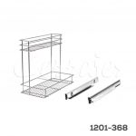 Botellero bajo tarja W300 " Condesa" alambre cromada    W=300mm