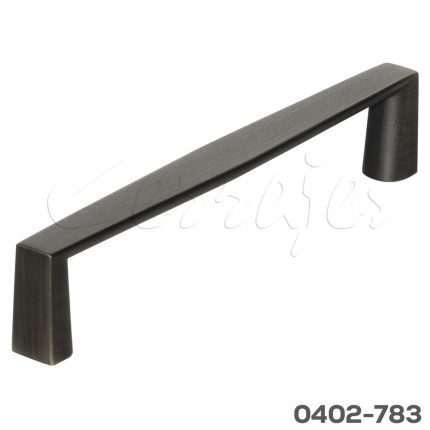 Jaladera Zamak cc 128 mm L=140 mm 4606 Z16 Latón antiguo Tornillo M4x25mm