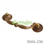 Jaladera Zamak cc 92 mm L=124 mm 2096 Z16 Latón antiguo
