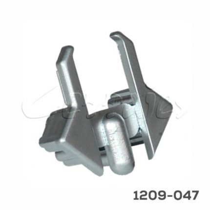 Bolsa de accesorios para jaladera "Syma 2 Inglete" Gris Plata mate (2 cubiertas+2 clips+2 tornillos)