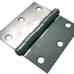 Bisagra de libro Acero 2,5"X2,5"x1,2 mm (63,5x63,5x1,2 mm) Acabado Niquel