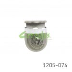 Ménsula p/entrepaño de cristal Italiana Ferramenta "Peki" Ø=5mm esp.4-10mm Zamak Niquelado Cap:20Kg