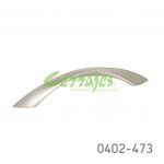 Jaladera Zamak cc 128 mm L=166 mm 4310 Z23 Niquel mate Tornillo M4x25mm