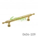 Jaladera Latón cc 76 mm L=125 mm 2037 L15 Latón pulido Tornillo #8 - 32X1"