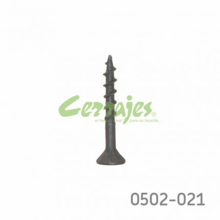Tornillo para unión de madera cabeza plana "Sinker" #14 x3" (76,2 mm) PH3 Negro con punta