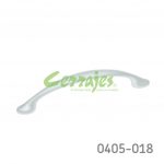 Jaladera Zamak cc 128 mm L=161 mm 6008 Z09 Cromo mate