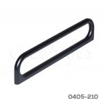 Jaladera Luck Zamak cc 160 mm L=168.5 mm 4696 Z81 Negro Tornillo M4x25mm