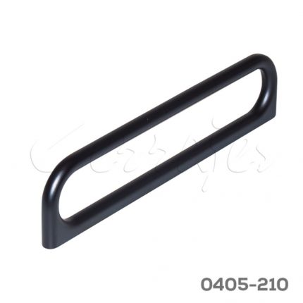 Jaladera Luck Zamak cc 160 mm L=168.5 mm 4696 Z81 Negro Tornillo M4x25mm