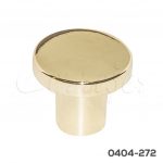 Botón Zamak Ø=33 mm 2107 Z15 LATÓN PULIDOTornillo #8-32x1"
