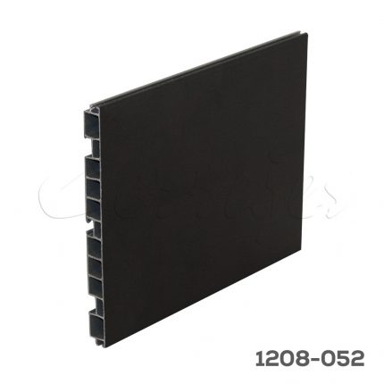 Zoclo de plástico h=150 mm L=4000 mm negro mate