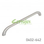 Jaladera Zamak cc 160 mm L=170 mm 4435 Z22 Niquel cepillado Tornillo M4x25mm
