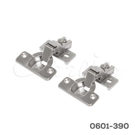 Bisagra para marco frontal Cerrajes "FaceFrame" Ø=35mm cuello 08 48x6mm 110° niquelada base zamak