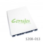 Zoclo plástico recubierto Volpato Serie-10 L=4 m H=150mm Plástico PP PVC color blanco