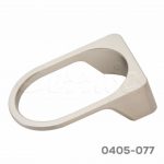 Jaladera Zamak cc 32 mm L=55x80 mm 4574 Z22 Niquel cepillado Tornillo M4x23 - 25mm
