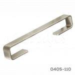Jaladera Zamak cc 96 mm L=155 mm 4614 Z22 Niquel cepillado Tornillo M4x25mm