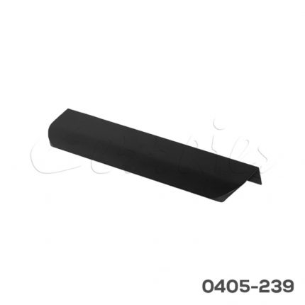 Jaladera Aluminio  cc 160 mm L=200 mm 4567 A97 Anodizado cepillado negro mate